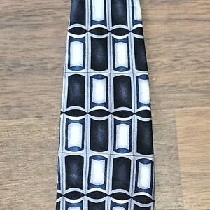 ZIGGURAT mens silk tie SIZE 57X4 multicolor